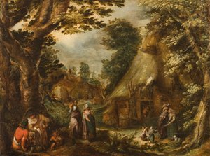 Rustiek landschap, 1590s
